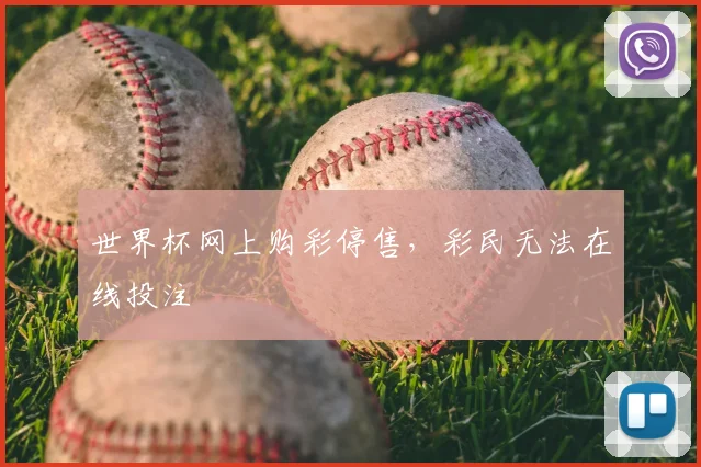 世界杯网上购彩停售,彩民无法在线投注